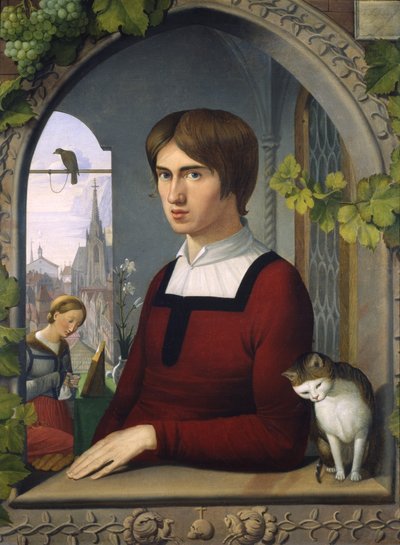 Franz Pforr, c.1810 da Friedrich Overbeck